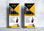 do professional roll up banner, pull up, or billboard design